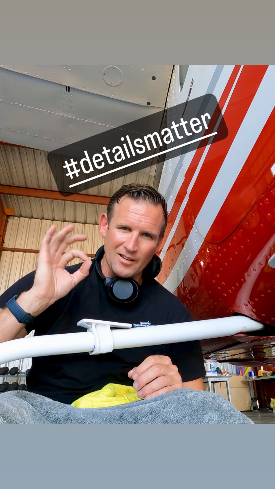 Attention to aircraft detailing