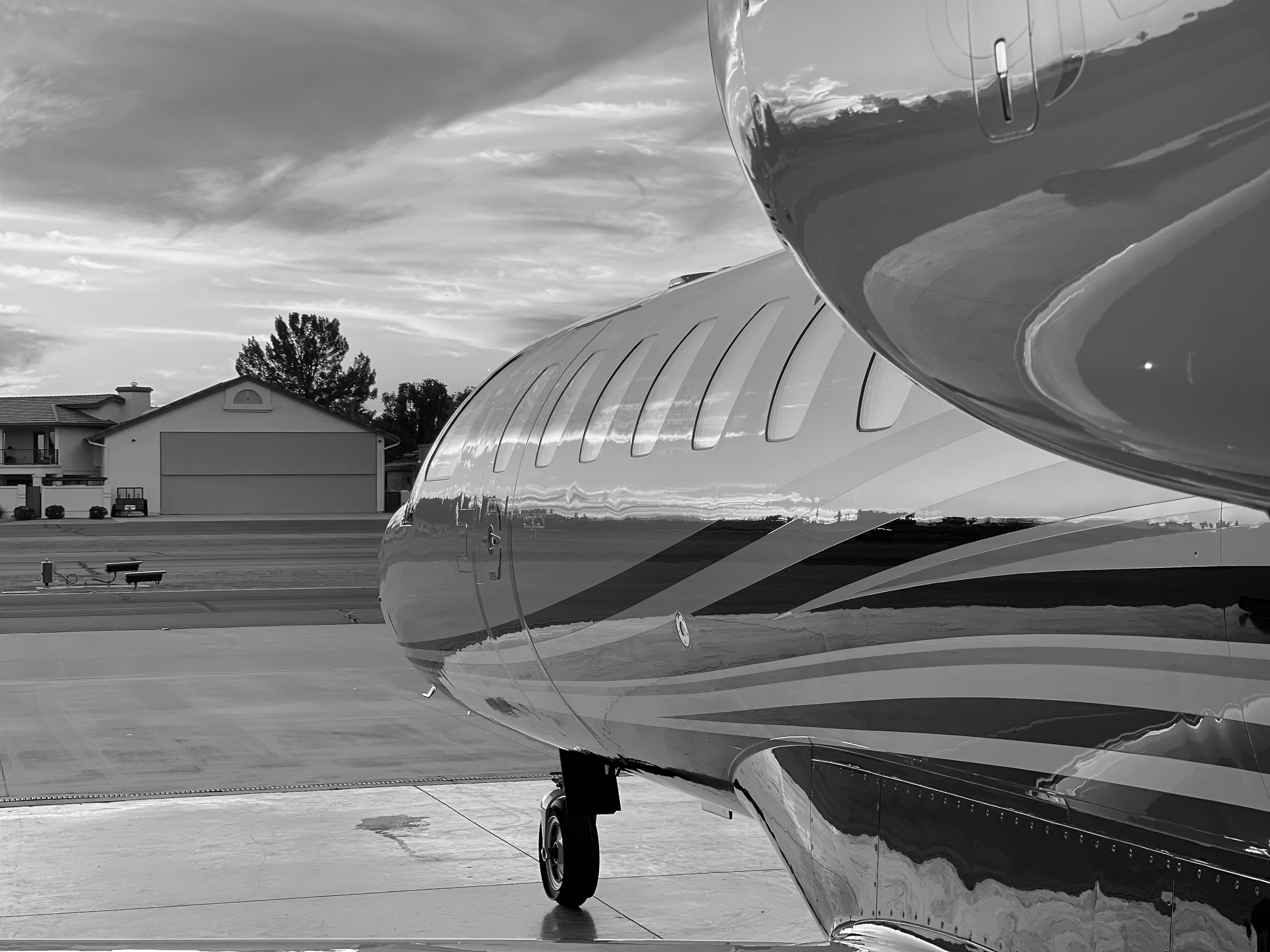 Cessna CJ3 paint restoration and ceramic coating Fly Shiny Pro