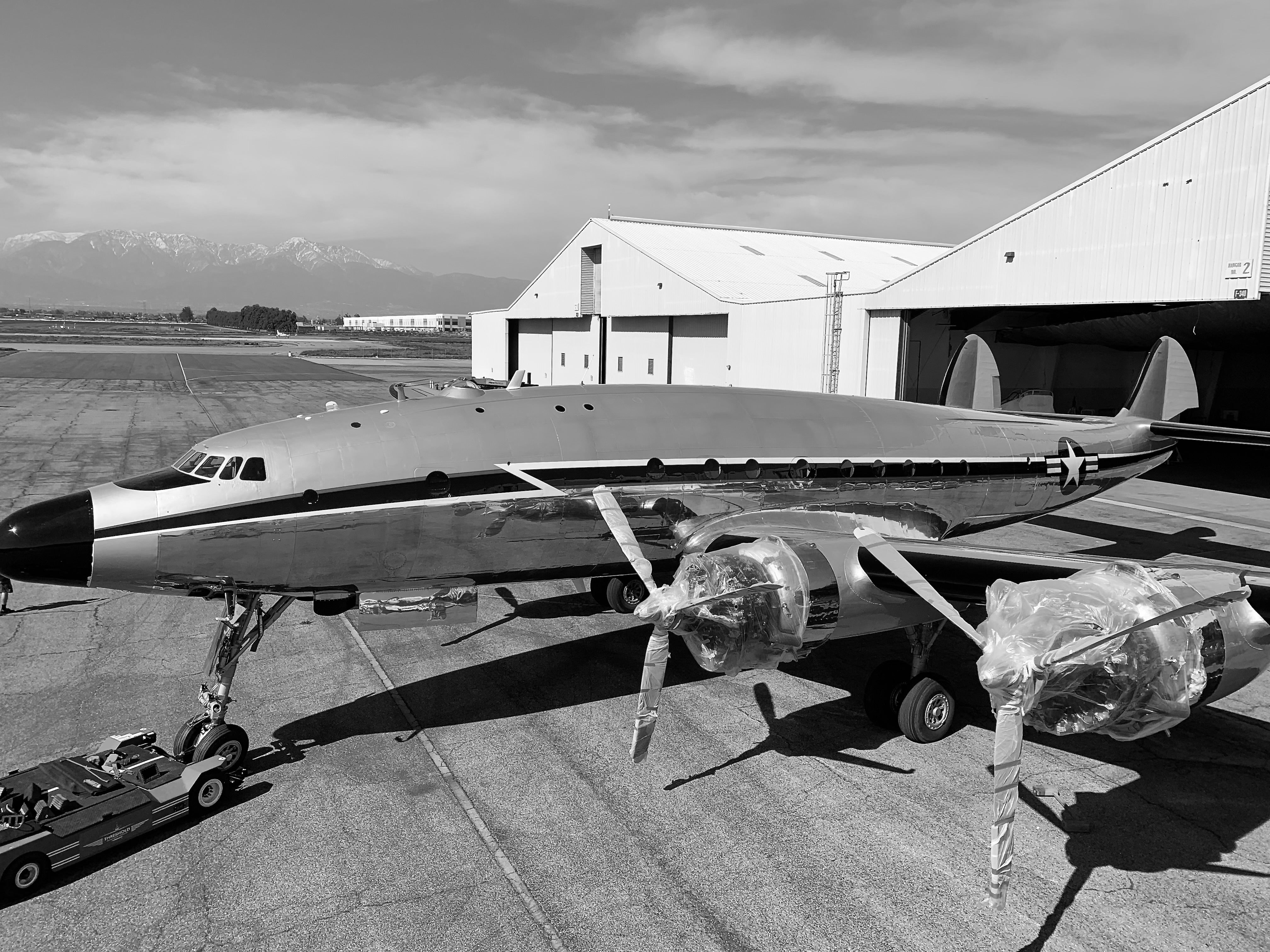 Aircraft detail Lockheed Constellation metalcpolish Fly Shiny