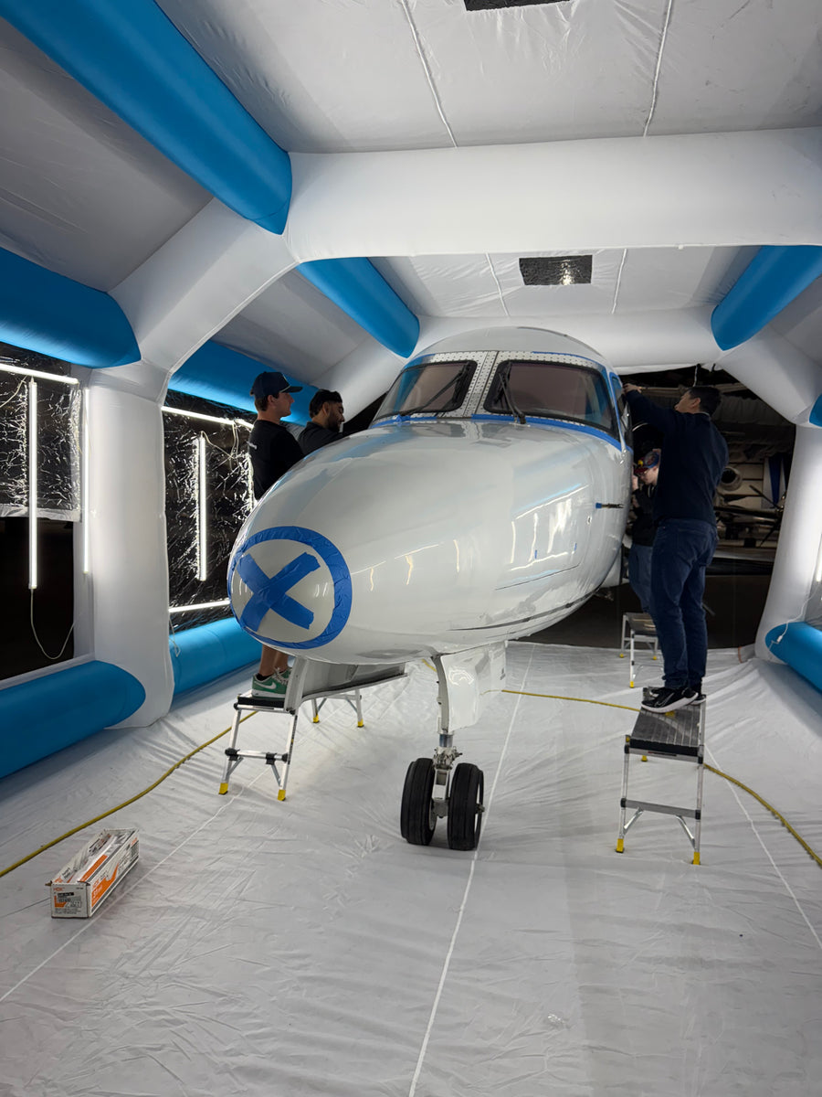 Aircraft ceramic coating and brightwork polishing